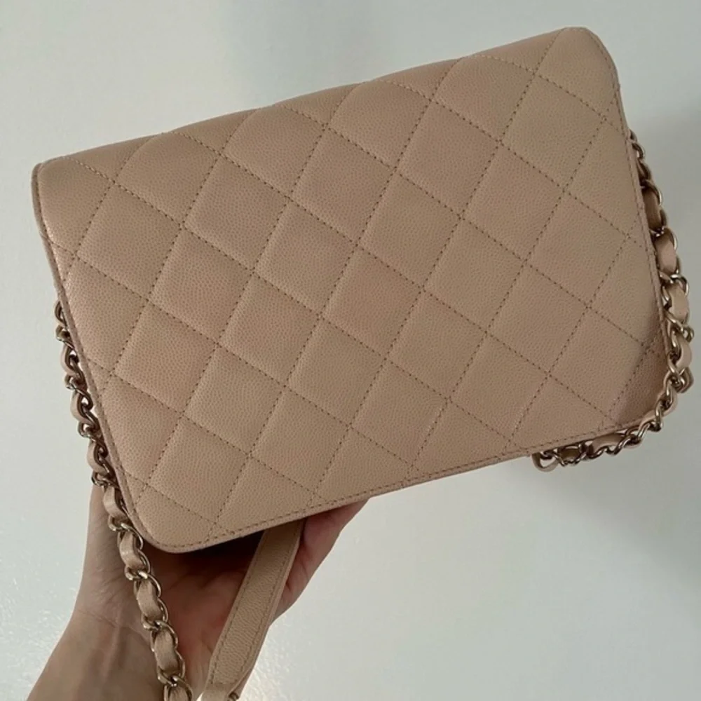 Chanel Flap Bag Quilted Caviar